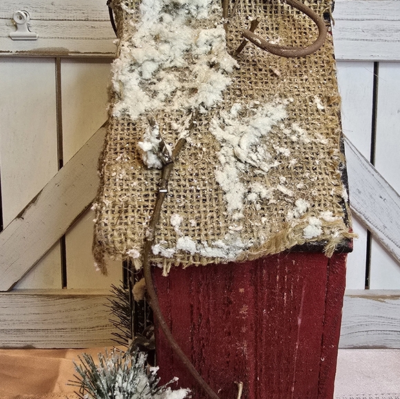 Bird House Handmade Wood Vintage